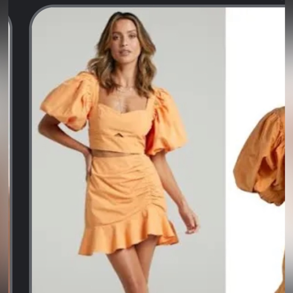 Orange Showpo Set